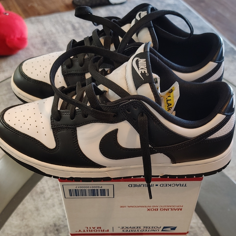 Nike Dunks Black and White Sneakers - Picture 2 of 6